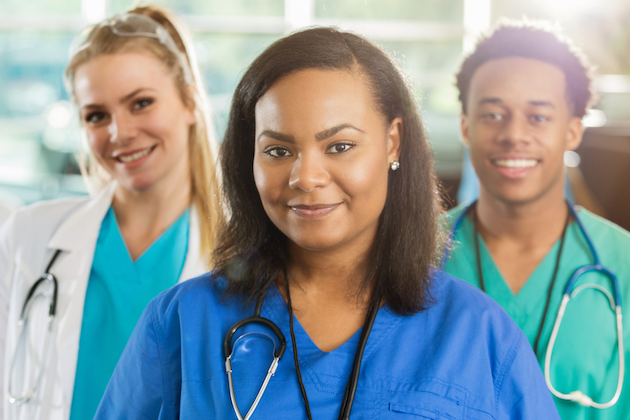 A group of medical professionals standing together.